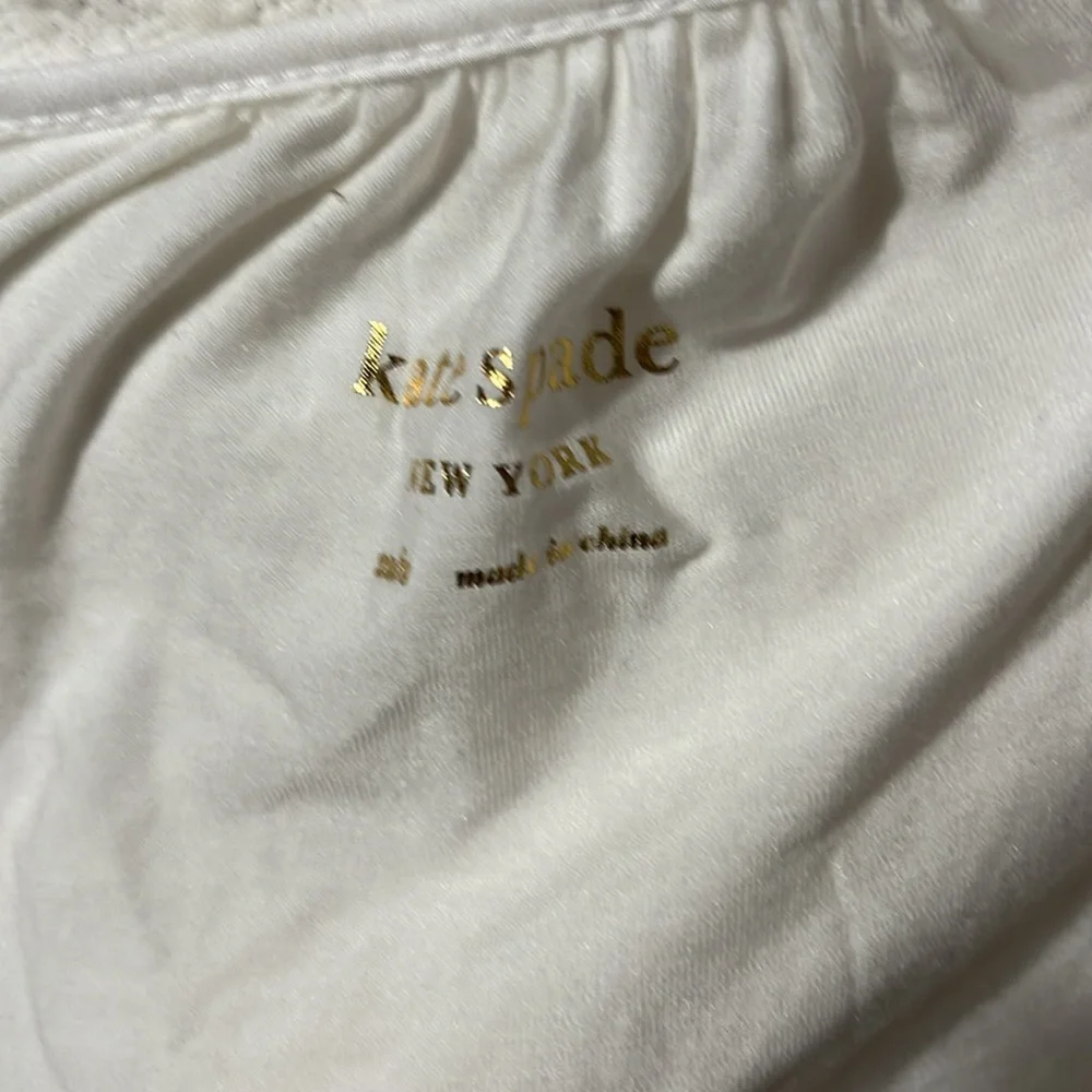 Kate Spade lace trim Mrs robe, size‎ XS/S, NWT